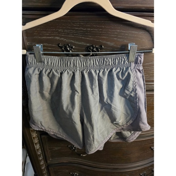 Nike Pants - Nike Dri-FIT Tempo Running Shorts Womens Medium Gray Athletic Mesh Activewear